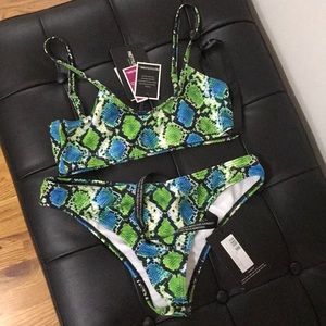 PLT Green Snake Bikini